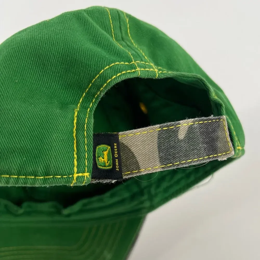 John Deere camouflage and green hat kids